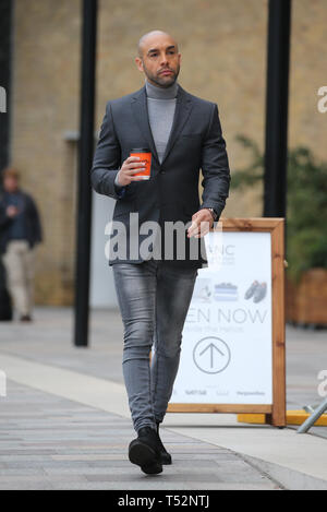 Alex Beresford hors studios ITV Avec : Alex Beresford Où : London, Royaume-Uni Quand : 20 mars 2019 Credit : Rocky/WENN.com Banque D'Images