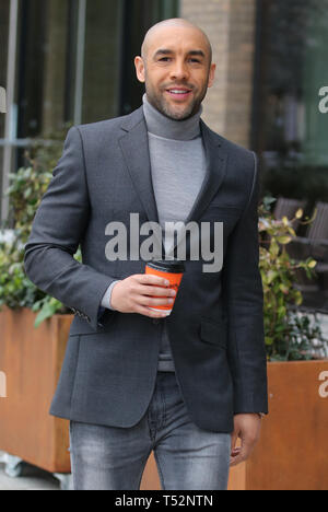 Alex Beresford hors studios ITV Avec : Alex Beresford Où : London, Royaume-Uni Quand : 20 mars 2019 Credit : Rocky/WENN.com Banque D'Images