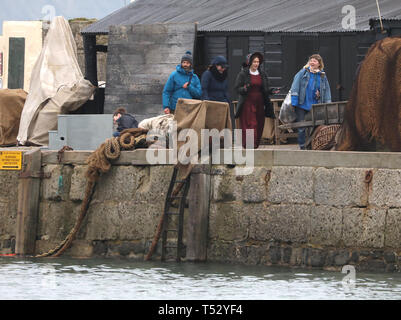 Ammonite mettra en vedette Kate Winslet actrices hollywoodiennes et Saoirse Ronan et auraient été suivre une relation fictive entre le célèbre chasseur de fossiles et une autre femme. Kate Winslet joue le chasseur de dinosaures Mary Anning. Avec : Kate Winslet Où : Lyme Regis, Royaume-Uni Quand : 20 Mar 2019 Crédit : David Sims/WENN.com Banque D'Images