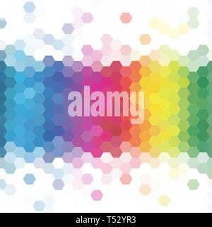 Les motifs de miel. style polygonal abstract vector background Banque D'Images