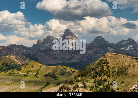 Le Grand Teton Mountain Range Banque D'Images