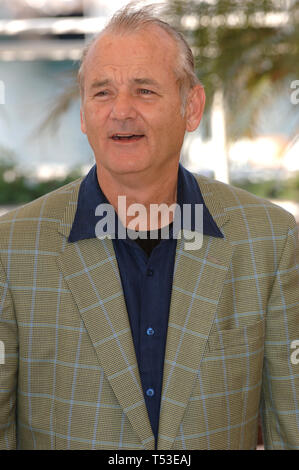 CANNES, FRANCE. 17 mai 2005 : acteur Bill Murray à la 58e Festival International du Film de Cannes pour promouvoir son film Broken Flowers. © 2005 Paul Smith / Featureflash Banque D'Images