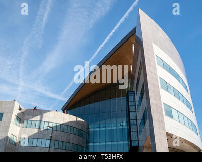 Le bâtiment d'assurance Atradius, Capital, au bord de la ville de Cardiff, Pays de Galles, Royaume-Uni Banque D'Images