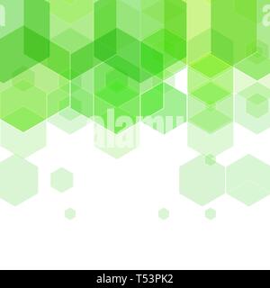 Arrière-plan coloré simple composé d'hexagones eps 10. Banque D'Images