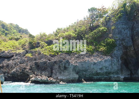 Charmante maison de vacances Philippines images beach. Banque D'Images