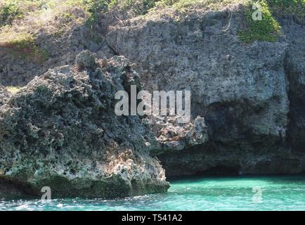 Charmante maison de vacances Philippines images beach. Banque D'Images