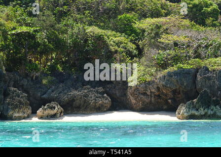 Charmante maison de vacances Philippines images beach. Banque D'Images