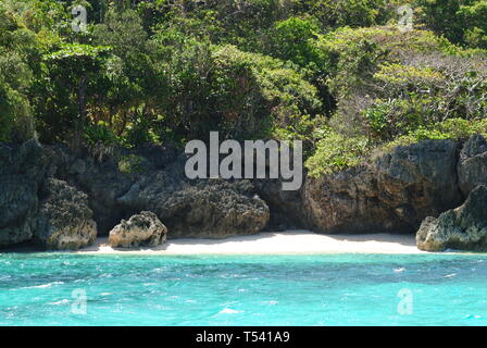 Charmante maison de vacances Philippines images beach. Banque D'Images