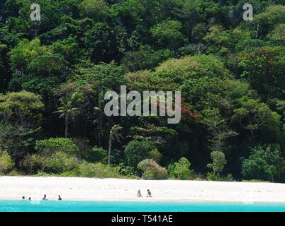 Charmante maison de vacances Philippines images beach. Banque D'Images