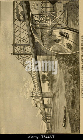 "Les industries de Louisville, Kentucky, et de New Albany, Indiana" (1886) Banque D'Images