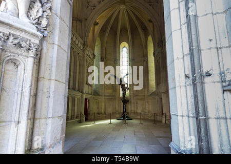 PIERREFONDS, FRANCE, Août 13, 2016 : l'intérieur et de détails de château de Pierrefonds, le 15 août 2016 à Pierrefonds, Oise, France Banque D'Images