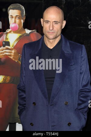 Shazam Fête foraine Lancement au Bernie Spain Gardens, South Bank, Londres avec : Mark Strong Où : London, Royaume-Uni Quand : 20 mars 2019 Source : WENN.com Banque D'Images