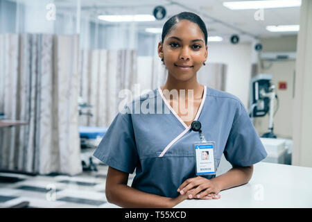 Portrait of nurse in hospital Banque D'Images