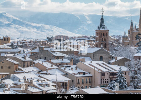 L'hiver à Barcelone Espagne Banque D'Images