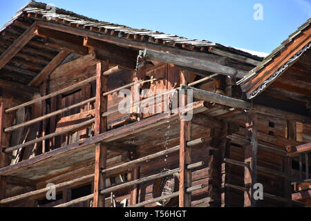 Osttirol, In Virgental, Obermauern, Virgen, Kirche, Dorf, Tradition, Wallfahrtskirche, Maria Schnee, Gotik, gotisch, spätgotisch, Spätgotik, Turm, Kircht Banque D'Images