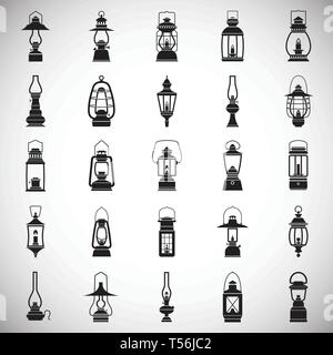 Lantern icons set sur fond blanc pour la conception graphique et web. Vecteur simple signe. Concept Internet symbole de bouton site web ou application mobile. Illustration de Vecteur