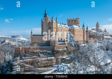 Château de Segovia Banque D'Images