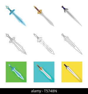 Garde,glace,,verre,or,poignée,acier,conquérant,romain,pierres,argent,mystique,ornement,bataille de meurtre,soldat,pierre,fantasy warrior,chevalier,jeu,armure,,forte,lame,épée,couteau,dague arme,sabre,,cité médiévale,set,icône,,illustration,collection,isolé,design,graphisme,élément,signe, vecteurs vecteur , Illustration de Vecteur