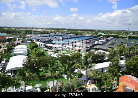 Miami 2019 Open Day 4 présenté par Itau au Hard Rock Stadium le 21 mars 2019 à Miami Gardens, en Floride. Doté d''atmosphère : où : Miami Gardens, Florida, United States Quand : 21 Mar 2019 Crédit : Johnny Louis/WENN.com Banque D'Images