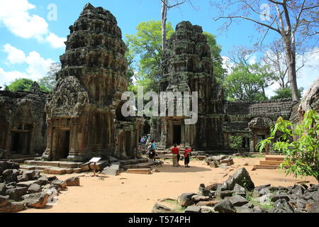 Ta Som à Angkor Wat Banque D'Images