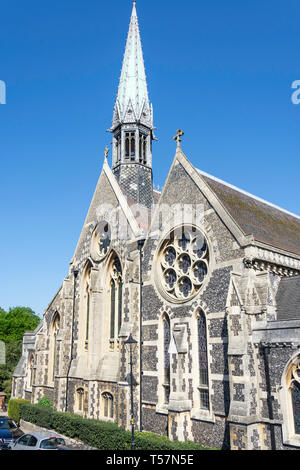 Chapelle de l'école, l'École de Harrow, la herse-on-the-Hill, London Borough de Harrow, Greater London, Angleterre, Royaume-Uni Banque D'Images