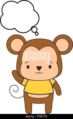 Cartoon animal mignon Illustration de Vecteur