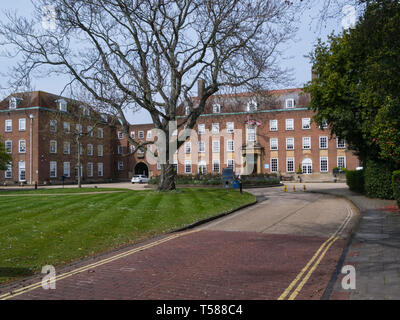 La ville de Chichester Accueil Maison du conseil de paroisse de Chichester Chichester Street Nord Conseil West Sussex England UK Banque D'Images