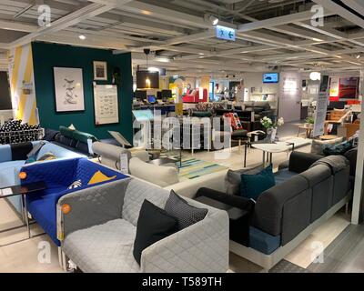 Magasin Ikea à hong kong. Ferme laitière International Holdings coorperate avec ikea à hong kong Banque D'Images