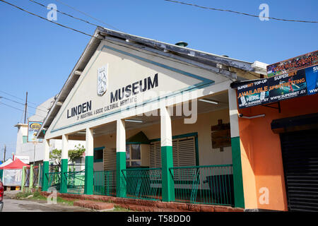 Linden Museum of Industrial & Socio Patrimoine culturel en Amérique du Sud Guyana Linden Banque D'Images