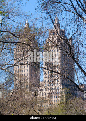 Les immeubles à appartements Eldorado près de Central Park, Upper Manhattan, New York City, USA Banque D'Images