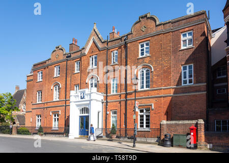 Bâtiment scolaire, Harrow School, la herse-on-the-Hill, district londonien de Harrow, Greater London, Angleterre, Royaume-Uni Banque D'Images