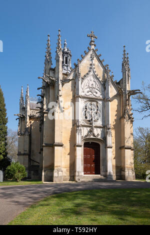 L'église de St Michael's Abbey, un monastère bénédictin à Farnborough, Hampshire, Royaume-Uni Banque D'Images