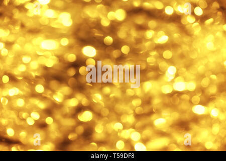 Soft Lumières dorées bokeh abstract background Banque D'Images
