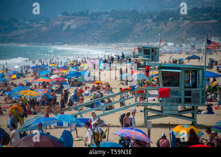 Santa Monica Beach Banque D'Images