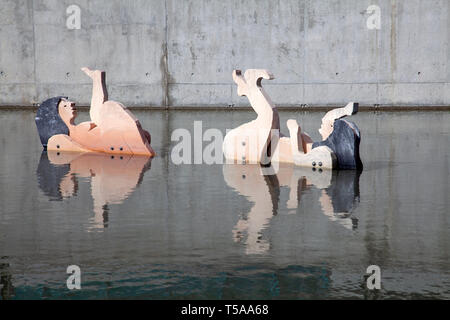 Lago das dans Tágides - Parque das Nações, Lisbonne, Portugal Banque D'Images