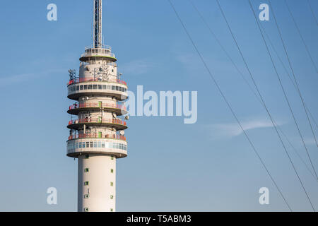 La tour de radio et télévision néerlandaise à Smilde Banque D'Images