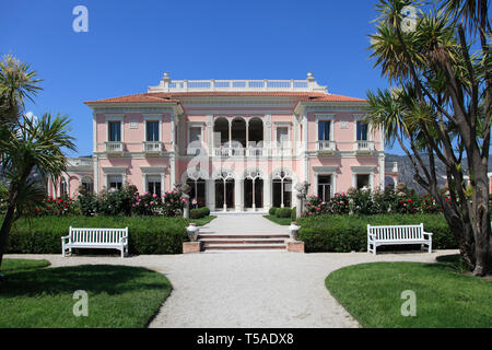 Villa Ephrussi de Rothschild, Saint Jean Cap Ferrat, Cote d'Azur, d'Azur, Alpes-Maritimes, Provence, France, Europe Banque D'Images