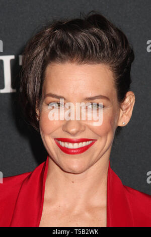 Los Angeles, USA. 22 avr 2019. Evangeline Lilly 04/22/2019 La première mondiale de l''Studios Marvel Avengers : Endgame' qui a eu lieu au Los Angeles Convention Center à Los Angeles, CA Photo par Izumi Hasegawa / HollywoodNewsWire.co Crédit : Hollywood News Wire Inc./Alamy Live News Banque D'Images