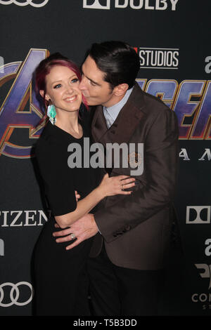 Los Angeles, USA. 22 avr 2019. David Dastmalchian 04/22/2019 La première mondiale de The Studios Marvel Avengers : Endgame' qui a eu lieu au Los Angeles Convention Center à Los Angeles, CA Photo par Izumi Hasegawa/HollywoodNewsWire.co Crédit : Hollywood News Wire Inc./Alamy Live News Crédit : Hollywood News Wire Inc./Alamy Live News Banque D'Images