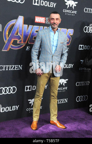 Los Angeles, Californie, USA. 22 avr, 2019. Shaun Toub acteur assiste à la première mondiale de Marvel Studios' 'Avengers : Endgame' le 22 avril 2019 au Los Angeles Convention Center à Los Angeles, Californie, USA. Credit : Barry King/Alamy Live News Banque D'Images