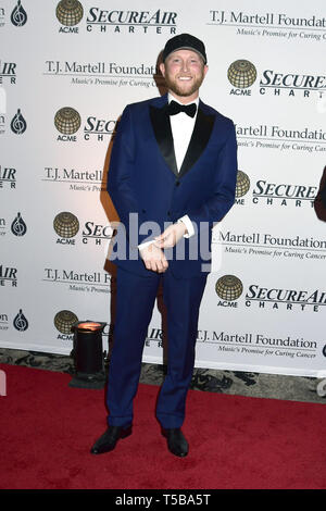 22 avril 2019 - Nashville, Tennessee, États-Unis - 22 avril 2019 - Nashville, Tennessee - Cole Swindell. T.J. Martell Foundation Nashville meilleures caves 2019 tenue à l'hôtel Loews Vanderbilt Hotel. Crédit photo : Dara-Michelle Farr/AdMedia (crédit Image : © Dara-Michelle Farr/AdMedia via Zuma sur le fil) Banque D'Images