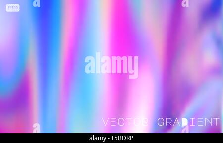 Couleur pastel abstrait vector background holographique en 80s style. Synthwave. Style Vaporwave. Retrowave, rétro futurisme, webpunk Illustration de Vecteur