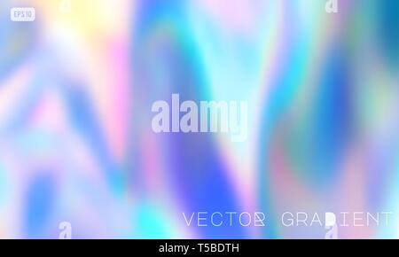Couleur pastel abstrait vector background holographique en 80s style. Synthwave. Style Vaporwave. Retrowave, rétro futurisme, webpunk Illustration de Vecteur