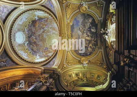 Dôme de la chapelle, le Palais Royal de Madrid, Espagne Banque D'Images