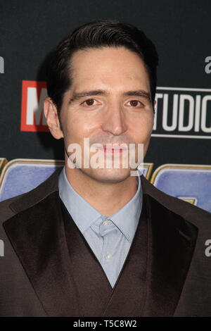 David Dastmalchian 04/22/2019 La première mondiale de Marvel Studios' 'Avengers : Endgame' qui a eu lieu au Los Angeles Convention Center à Los Angeles, CA. Photo par I. Hasegawa / HNW / Picturelux Banque D'Images