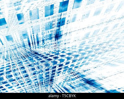 Structure futuriste - style tech abstract image générée numériquement Banque D'Images