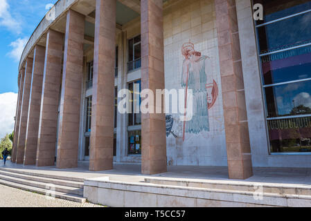 Presbytère de l'Université de Lisbonne et l'Aula Magna, Portugal Banque D'Images