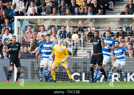 23 avril 2019, les Pays-Bas Doetinchem Eredivisie néerlandaise de football De Graafschap v FC Emmen eredivisie 2018-2019 L-R Banque D'Images