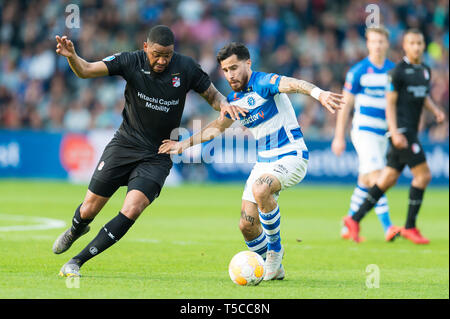 23 avril 2019, les Pays-Bas Doetinchem Eredivisie néerlandaise de football De Graafschap v FC Emmen eredivisie 2018-2019 L-R Banque D'Images