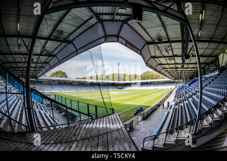 De Graafschap DOETINCHEM, Emmen, FC - 23-04-2019 football, saison 2018 de l'Eredivisie néerlandaise - 2019, Stade de Vijverberg, aperçu du stade Banque D'Images